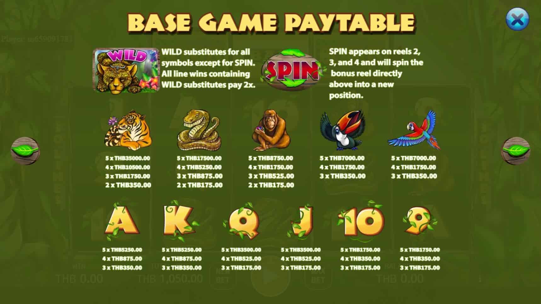 Jungle สล็อต เว็บตรง ไม่ผ่านเอเย่นต์ ค่าย KA Gaming joker slot 888 v1