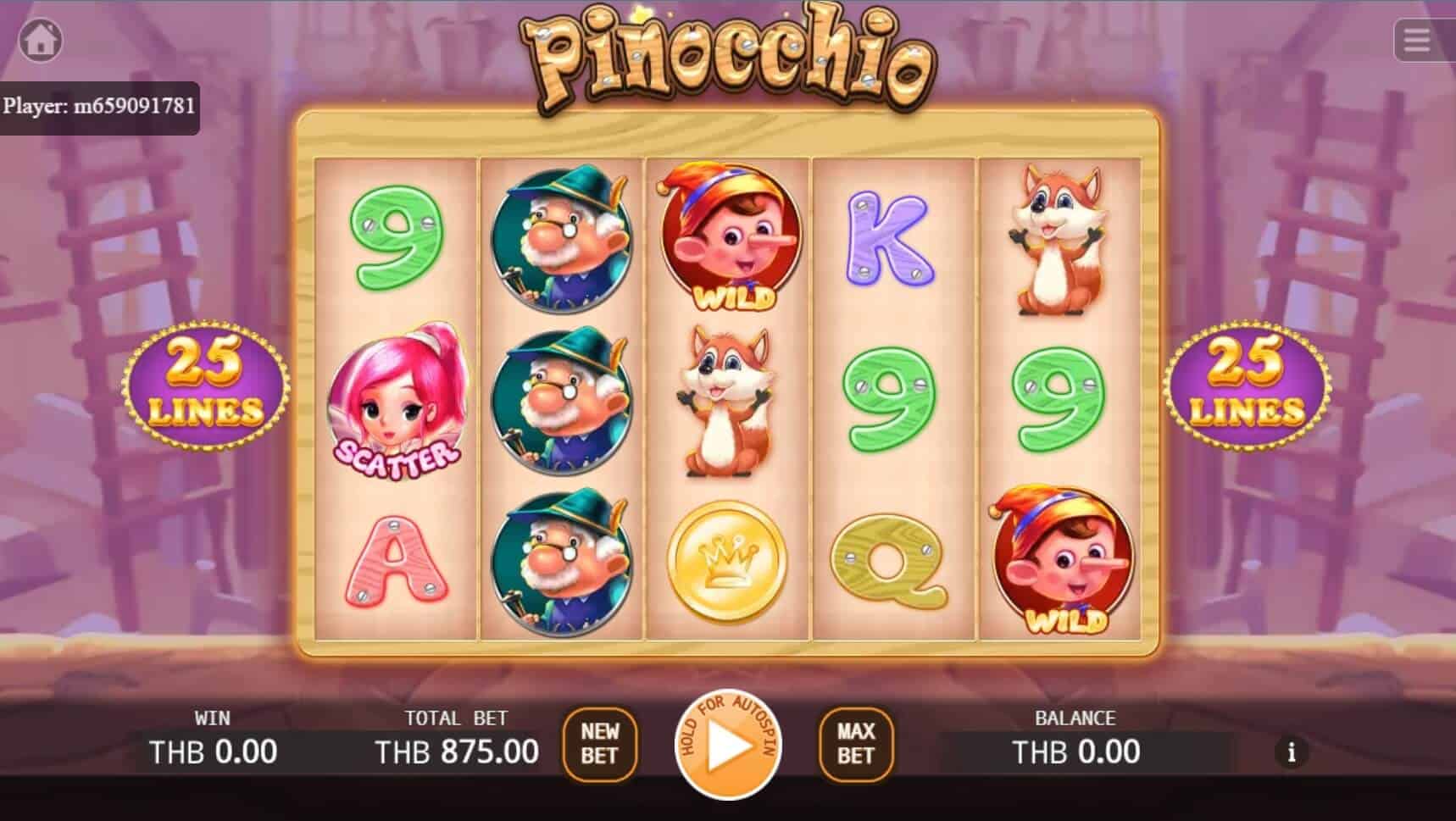 Pinocchio สล็อต เว็บตรง ไม่ผ่านเอเย่นต์ ค่าย KA Gaming โจ๊กเกอร์ 888