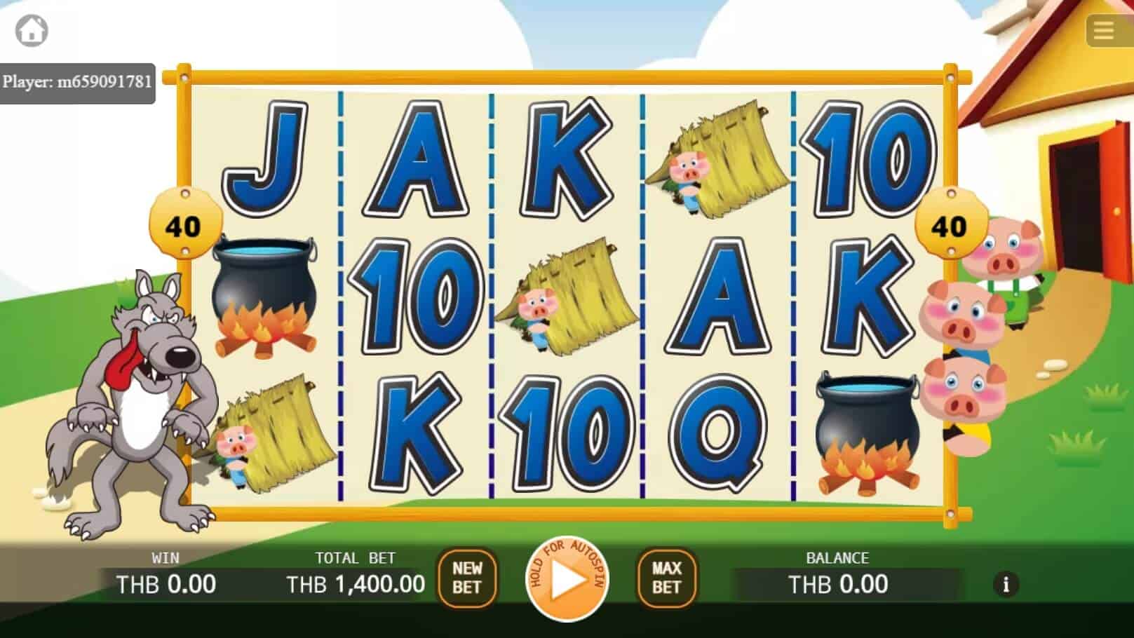 Three Little Pigs สล็อต เว็บตรง ไม่ผ่านเอเย่นต์ ค่าย KA Gaming joker888