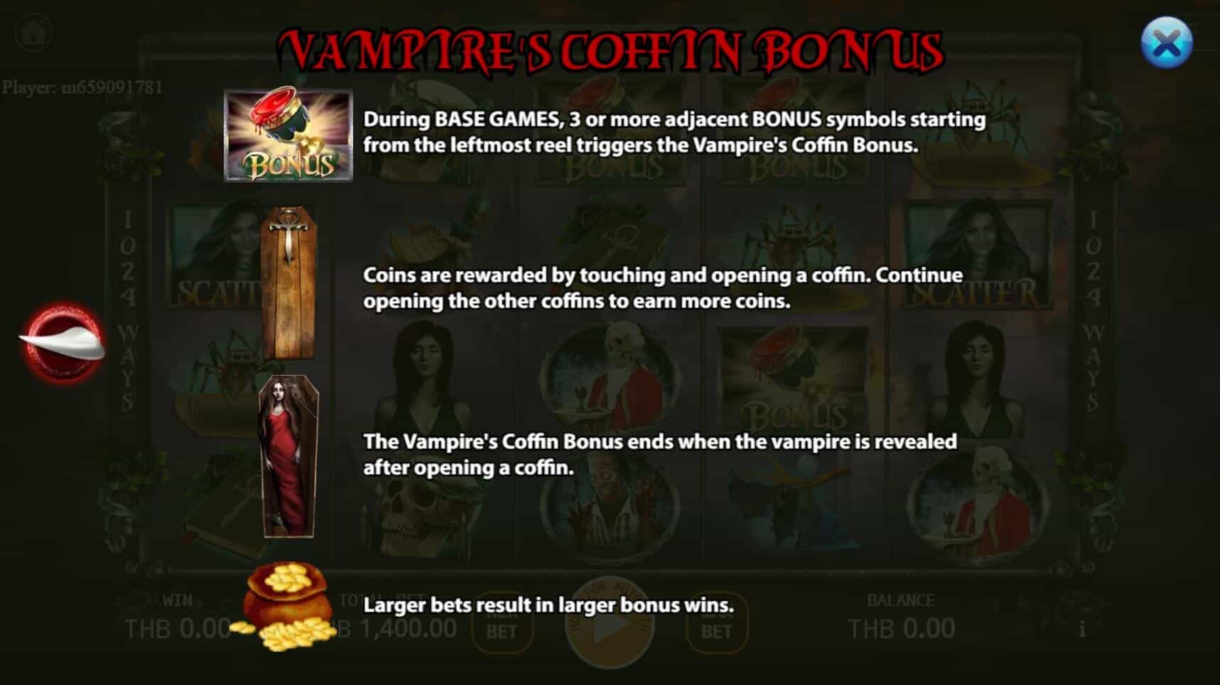 Vampires Tale ค่าย KA Gaming เว็บ Joker จาก สล็อตโจ๊กเกอร์ 888